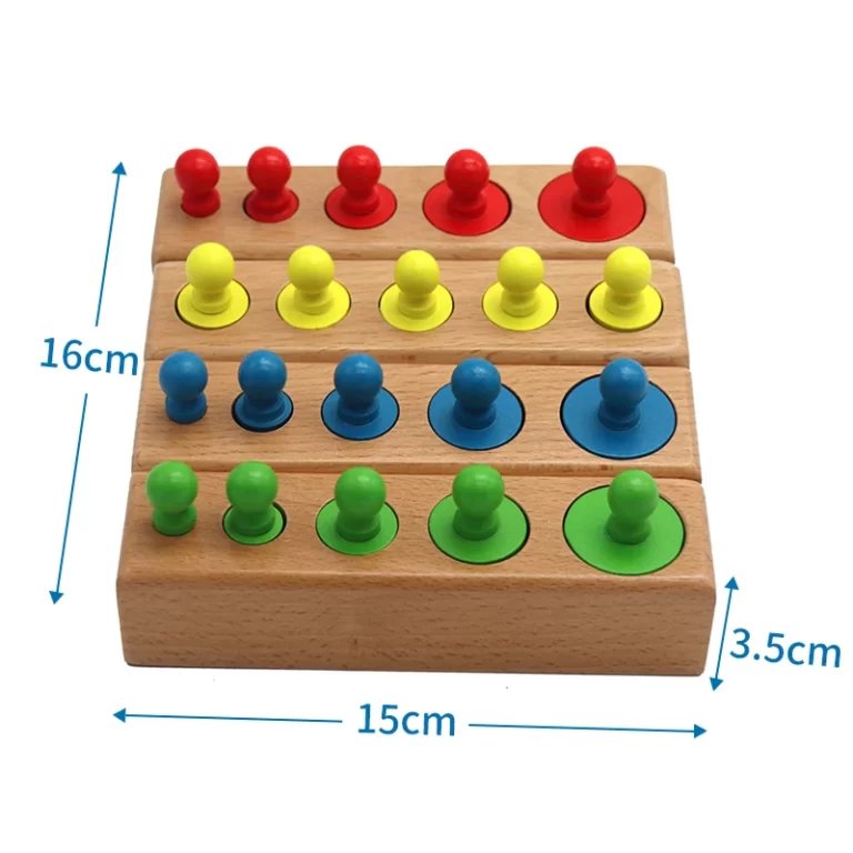 Bloc cylindre montessori 6